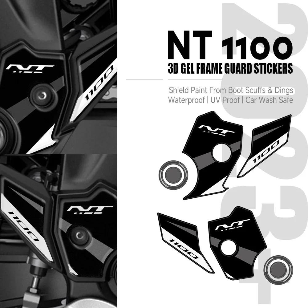 Heel Protector Stickers for NT 1100 3D Resin Decal Kit Motorcycle Accessories