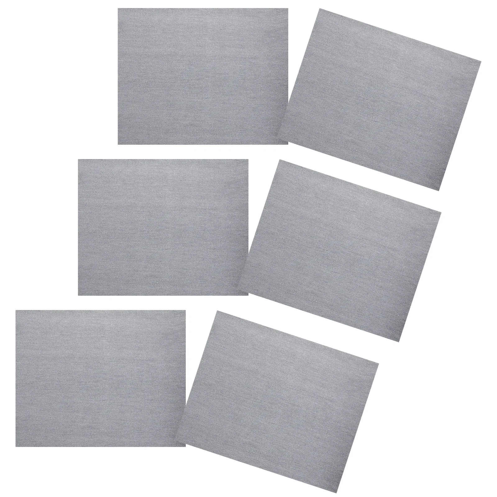 6 قطعة قماش الكتابة المائية لممارسة الخط قابلة لإعادة الاستخدام المحمولة للطي حصيرة دراسة ملحق الخط الصيني المياه