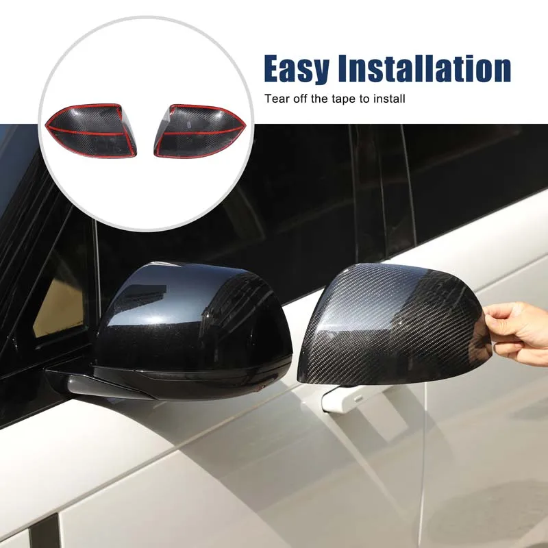 

2Pcs Real Carbon Fiber For Land Rover Range Rover Sports L461 Vogue L460 2023+ Car Exterior Mirror Cover Sticker Car Accessories