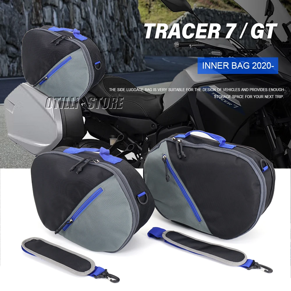 

NEW Motorcross Accessories bag Pannier inner TRACER 7 GT 2020 2021 2022 Saddle Bag For Yamaha Tracer 7 700 Saddle luggage bags