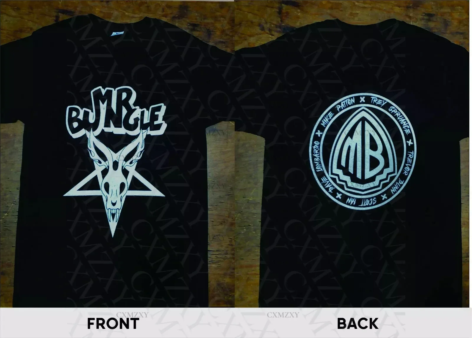 

MR BUNGLE T SHIRT Grey Over Black Raging Wrath of The Easter Bunny Patton Men Women Fashion Street Sports Short Sleeve