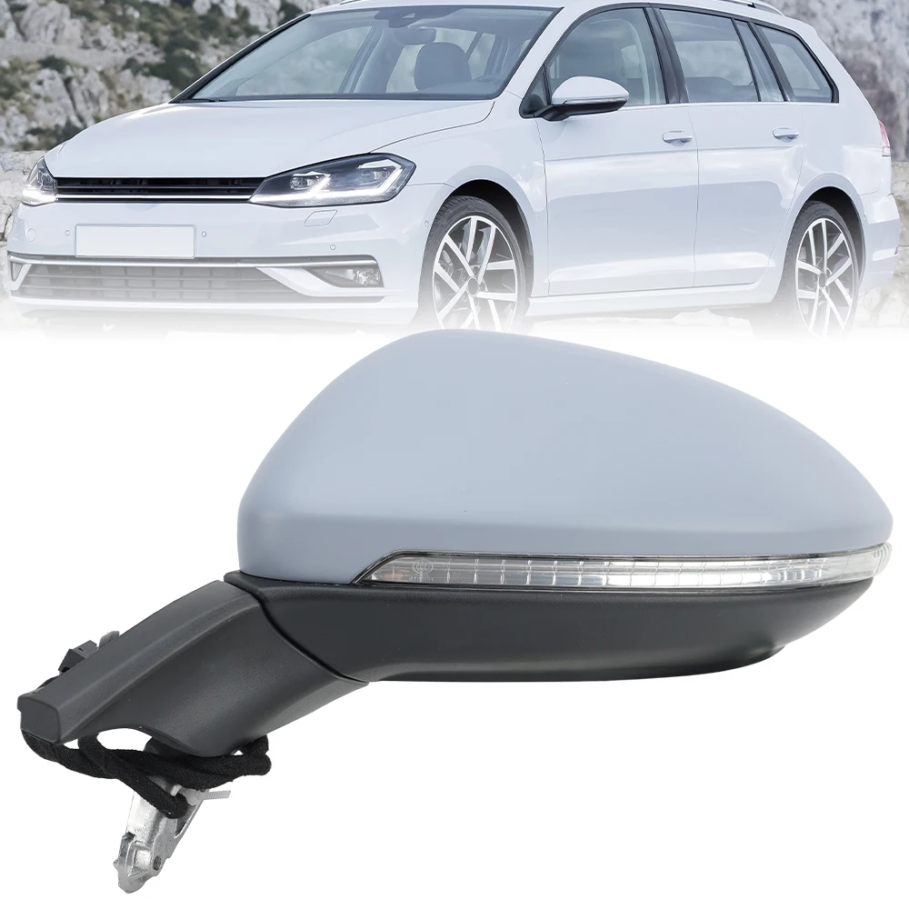 9/13ピンサイドミラーアセンブリ VW ゴルフ 7 MK7 EU 2013 2014 2015