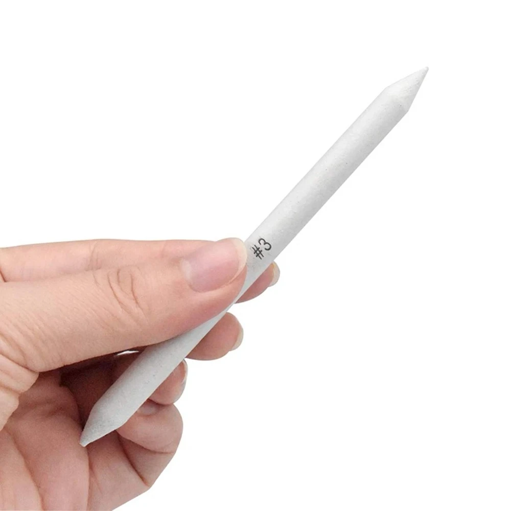 6/12 Stück Mischstifte/Tortillons für Künstler, Papiermischer zum Schattieren und Verblenden, unverzichtbare Zeichenutensilien und Skizzenwerkzeuge – Detail 3