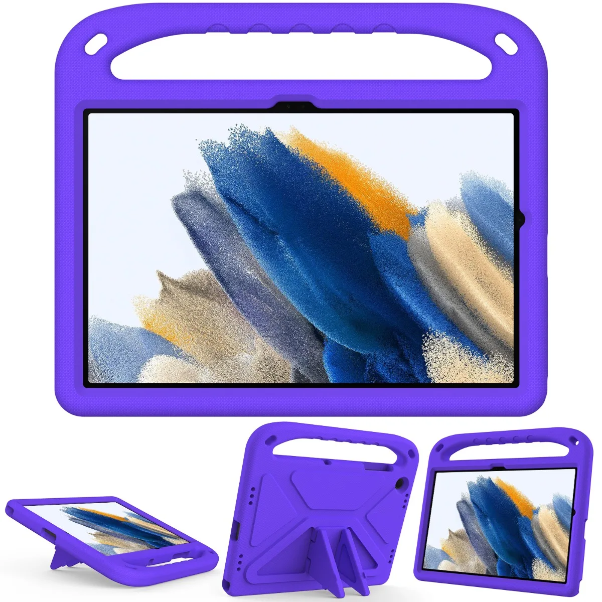 Kids EVA Stand Case for Samsung Galaxy Tab A9 Plus A9 8.7 2023 A8 10.5 SM-X200 S6 Lite 10.4 P620 P613 P610 Funda Tablet Cover