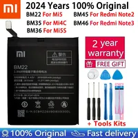 BM22 BM35 BM36 BM45 BM46 Battery For Xiaomi Mi 5 4C 5S Mi5 Mi4C Mi5S Redmi Note 2 3 Pro Replacement Battery+Free Tools