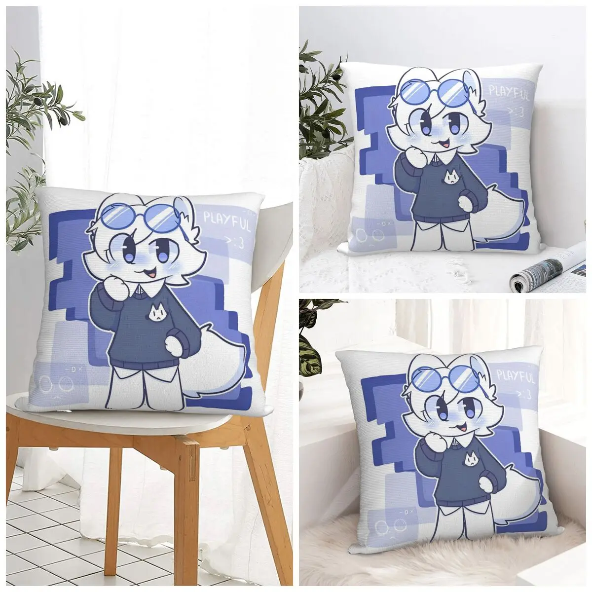 Boykisser سخيفة القط وسادة غطاء خمر كيس وسادة ل أريكة ديكور المنزل غطاء الوسادة مربع مخصص سادات هدية فكرة #1