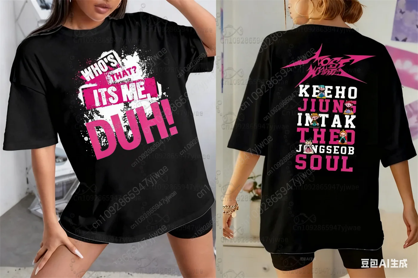 

P1Harmony 2025 Tour Shirt Подарок фанатам Двусторонняя футболка с принтом Летняя женская свободная дышащая хлопковая женская футболка с короткими рукавами