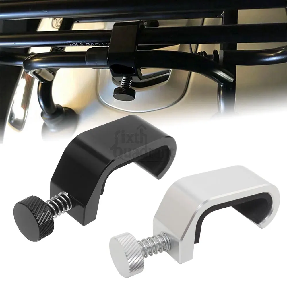 Aluminum Motorcycle Luggage Rack Basket Frame Hook For Vespa GTS LX LXV Sprint Primavera 50 125 250 300 Crotchet Adjuster Grip