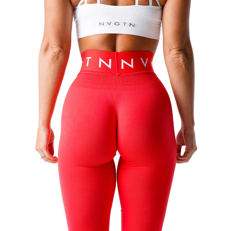 NVGTN Sport Seamless Leggings High Waist Naked Feeling Leggings Women Fitness Running Yoga Leggings