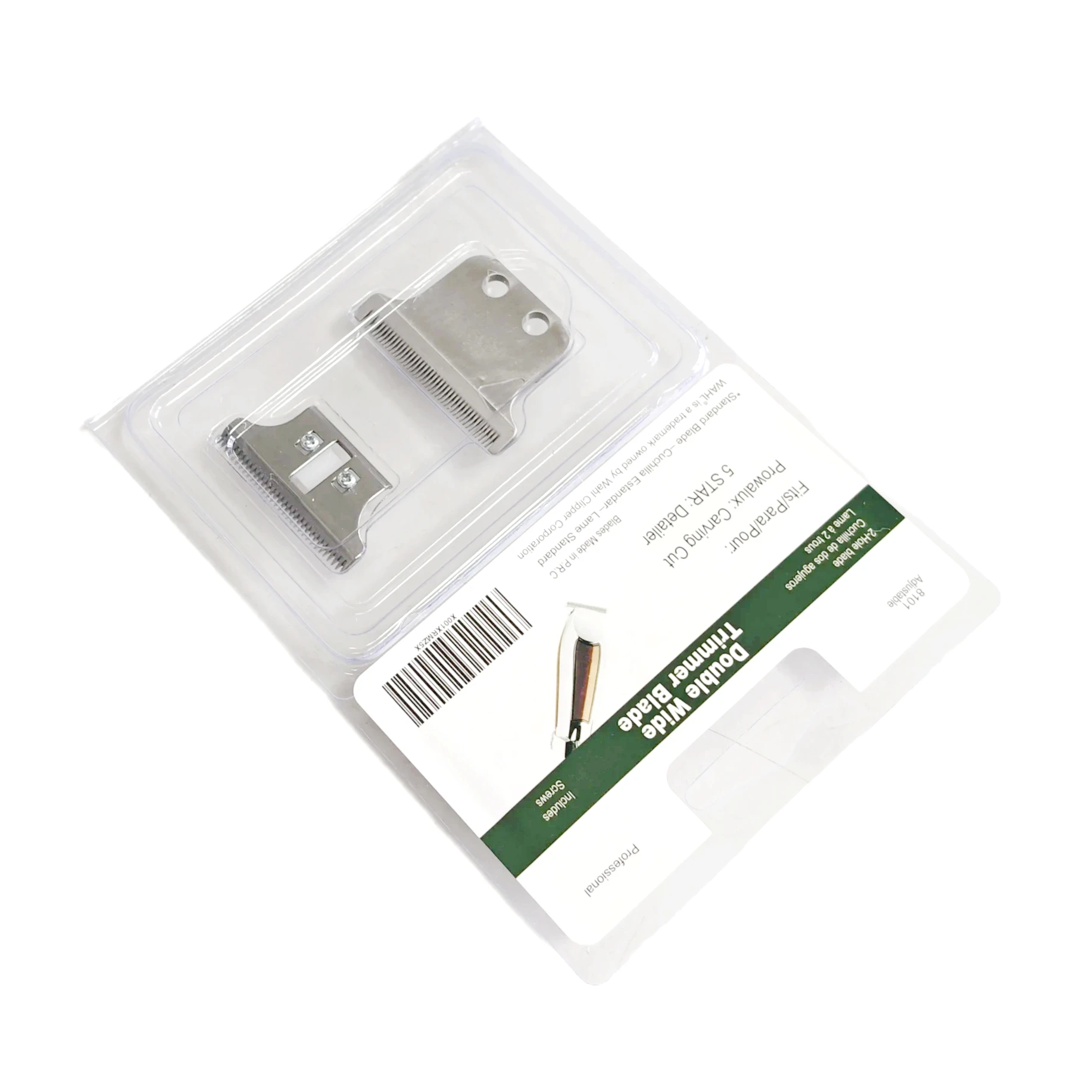 Replacement double Trimmer Standard Blades Fit with Wahl 5 Star Detailer Li Trimmer
