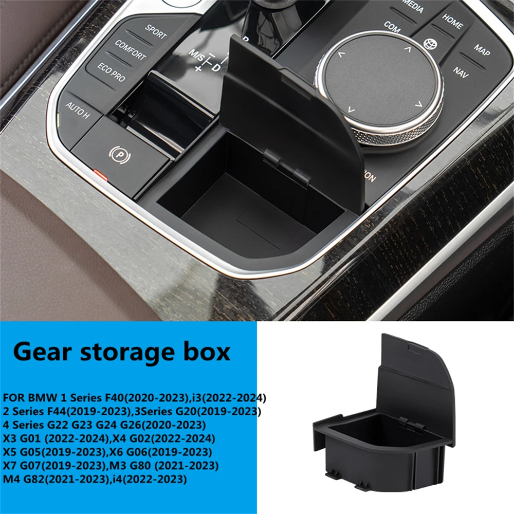 

Storage Box for BMW 2 3 4 Series X3 X4 X5 X6 X7 F40 G20 G26 G01 G02 G05 G06 G07 I4 Modification Car Console Gear Shift Lever LHD