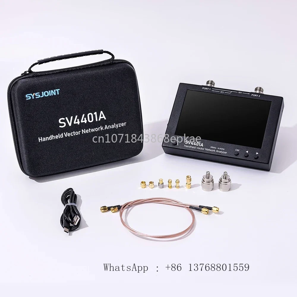 SV4401A Vector Network Analyzer 50KHz-4.4GHz 7-inch Large Screen 100db Dynamic NanoVNA