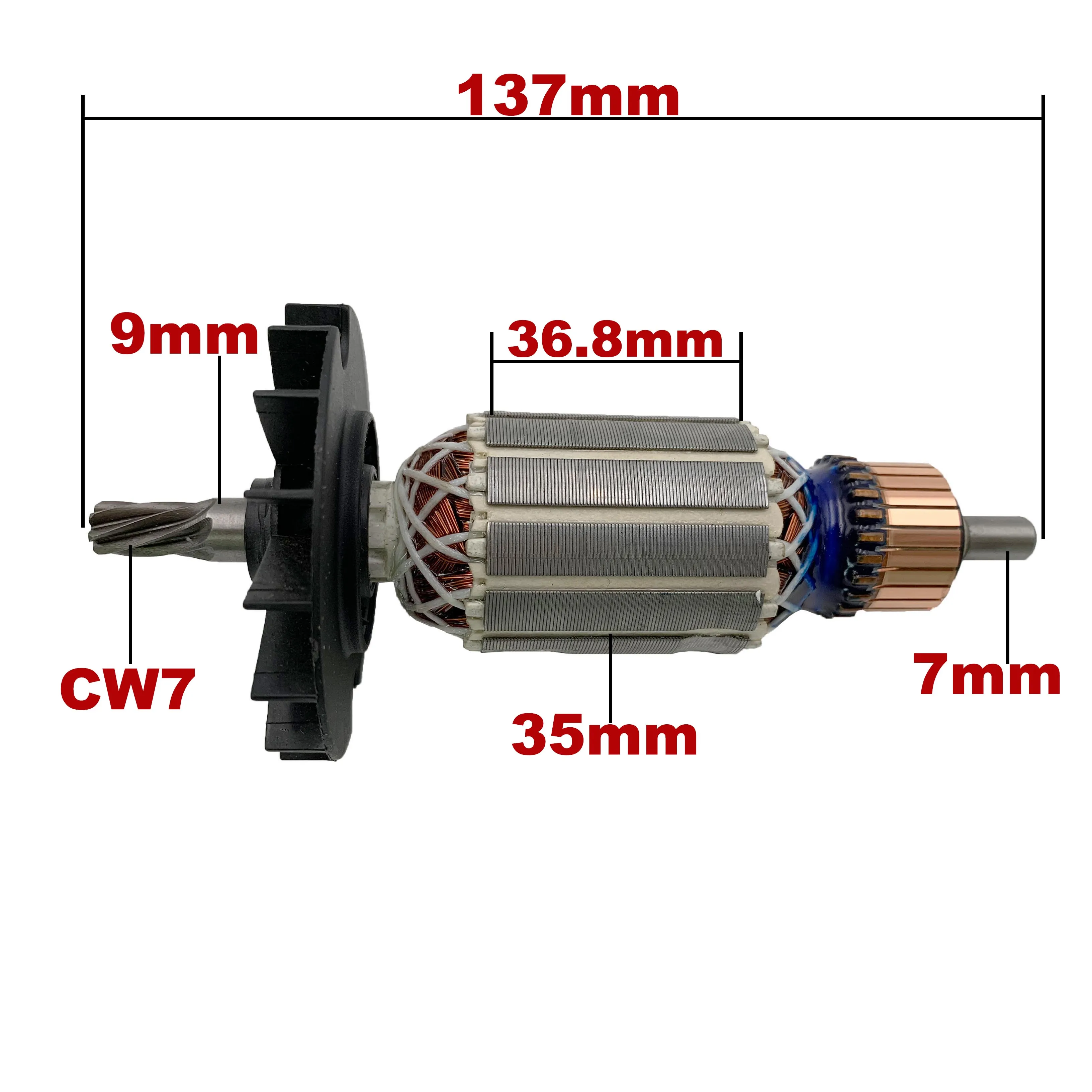 AC220V-240V Armature Rotor Anchor Stator Replacement For Bosch Rotary Hammer GBH2-28 GBH2-28F GBH2-28L GBH2-28DV GBH2-28DFV