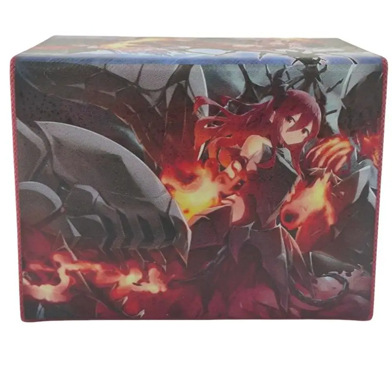 Card Case Yu Gi Oh Promethean Princess Bestower of Flames Tcg Diy Quality Leather Action Toy Figurea Game Collection Storage Box