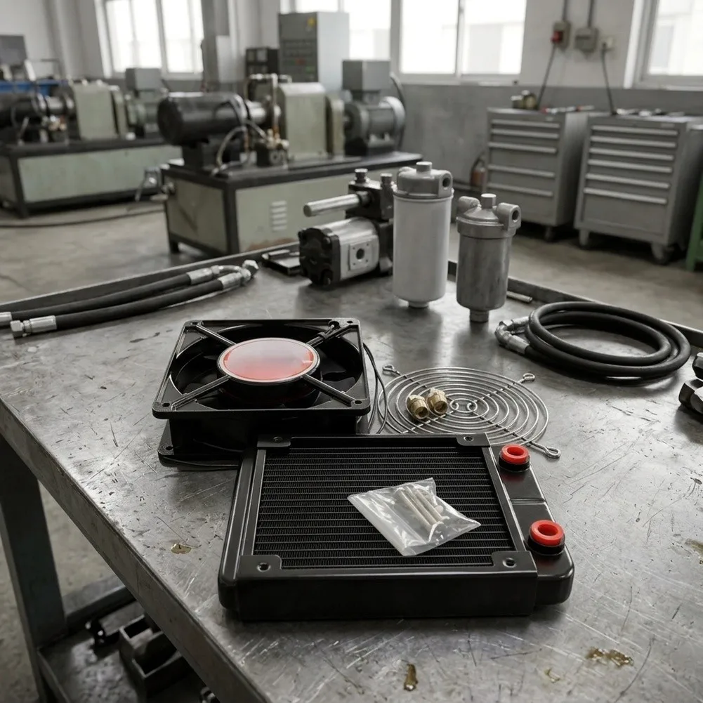 Diesel Engine Fuel System Cooling Fan Kit for Common Rail Test Benches and Injector Performance Evaluation Tools