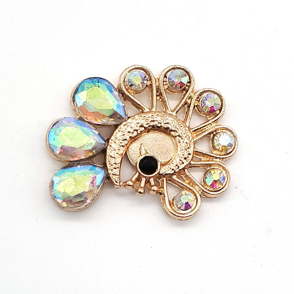 Shoe Charms Metal Bling Chains Shoes Decorations Queen Accessories for Wristbands Crystal Diamond Jewelry Girl Gifts