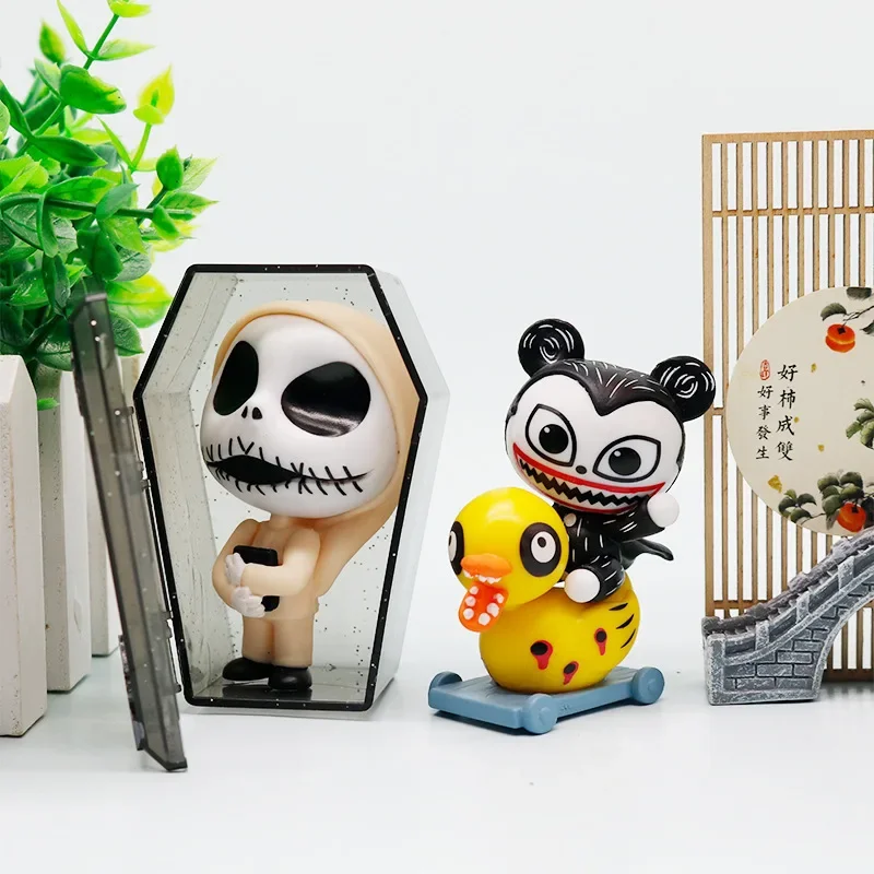 Christmas Limited 8-Piece Dark Cute Style Eco-Friendly  Material,  Jack Plush Decor, Disney Fan Holiday Home Collectible hot Toy