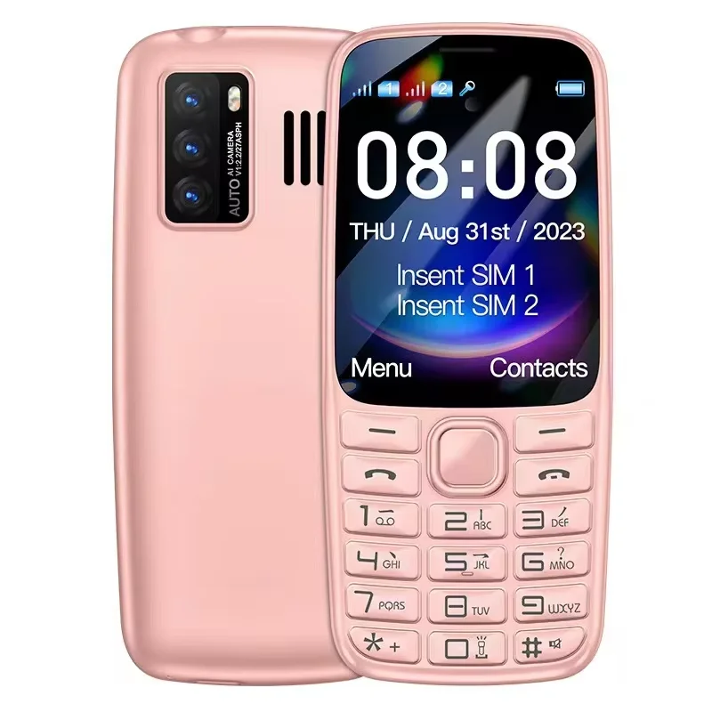 Дешевый мобильный телефон с длинным аккумулятором, без смартфона, 2G GSM, классическая мобильная базовая кнопка, мобильная клавиатура, телефон