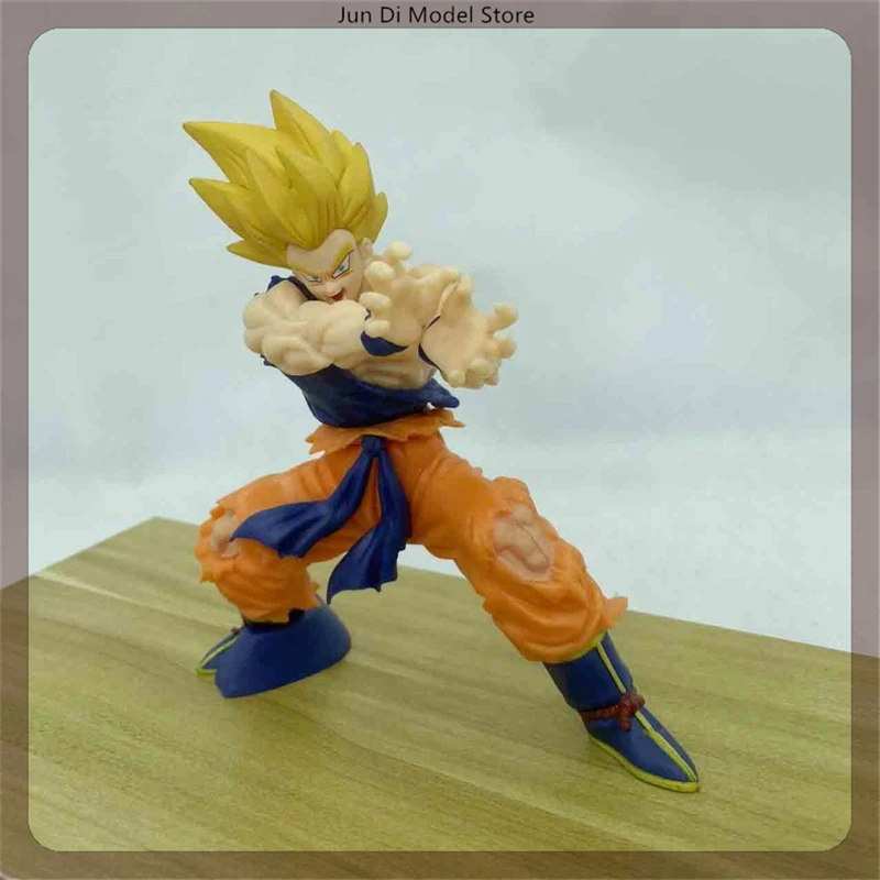 

15cm Dragon Ball Son Goku Super Saiyan Ka Me Ha Me Ha Anime Figure Model Statue Collection Desktop Decoration Ornament Toys Gift