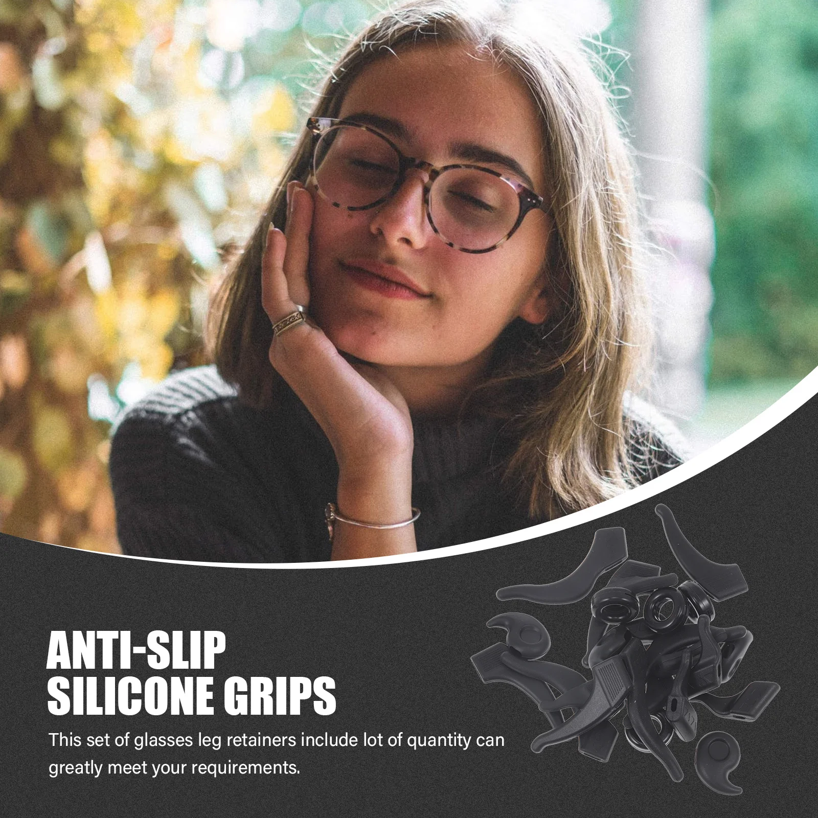 

Eyeglass End Tips Anti-Slip Ear Socks Pieces Silicone Covers for Gymnastics Sunglasses Leg Replacements Gifts