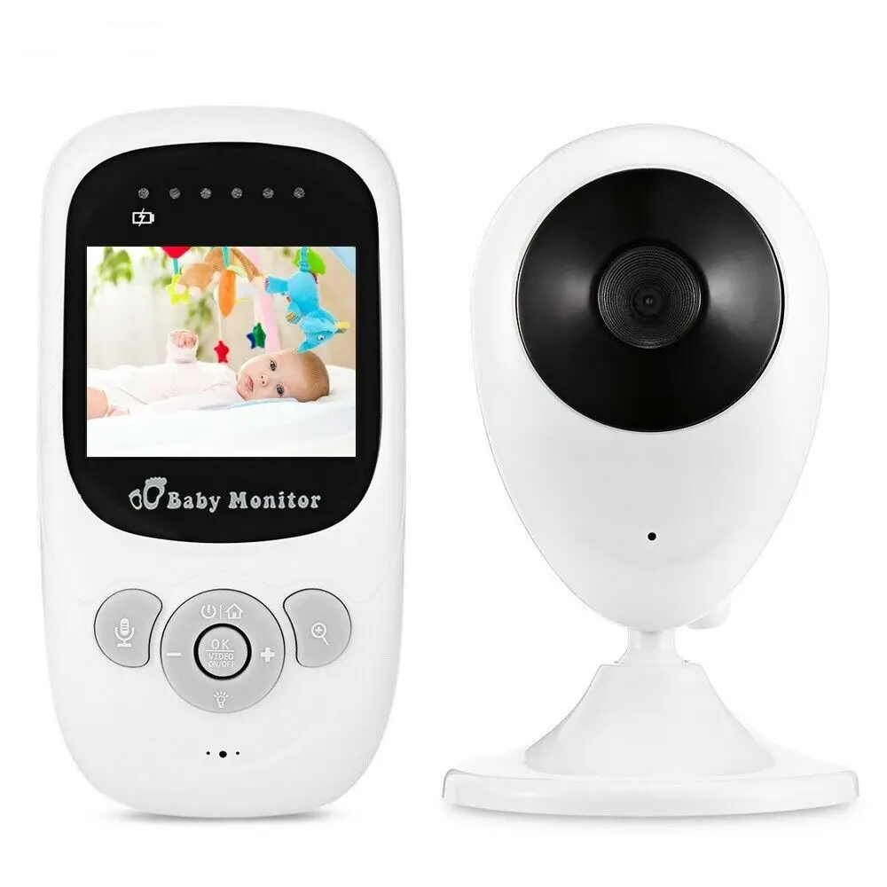 Wireless 2.4Inch TFT Screen Intercom Camera Video Baby Monitor Lullaby Nanny CamVOX Temperature Display Night Vision Babysitter