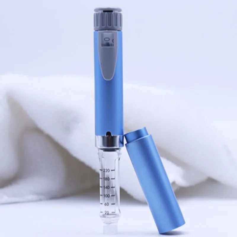 Magic Pen Wrinkle Smoothing Beauty Device, Insulin Cartridge Bottle Consumables, Reusable Injection Pen for Beauty Salon