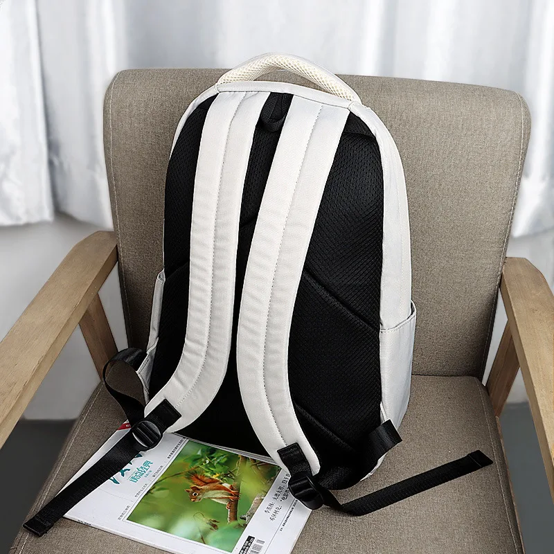 15.6 Inch Laptop Backpack Waterproof Simple Design Student School Bag for Outdoor Business Travel