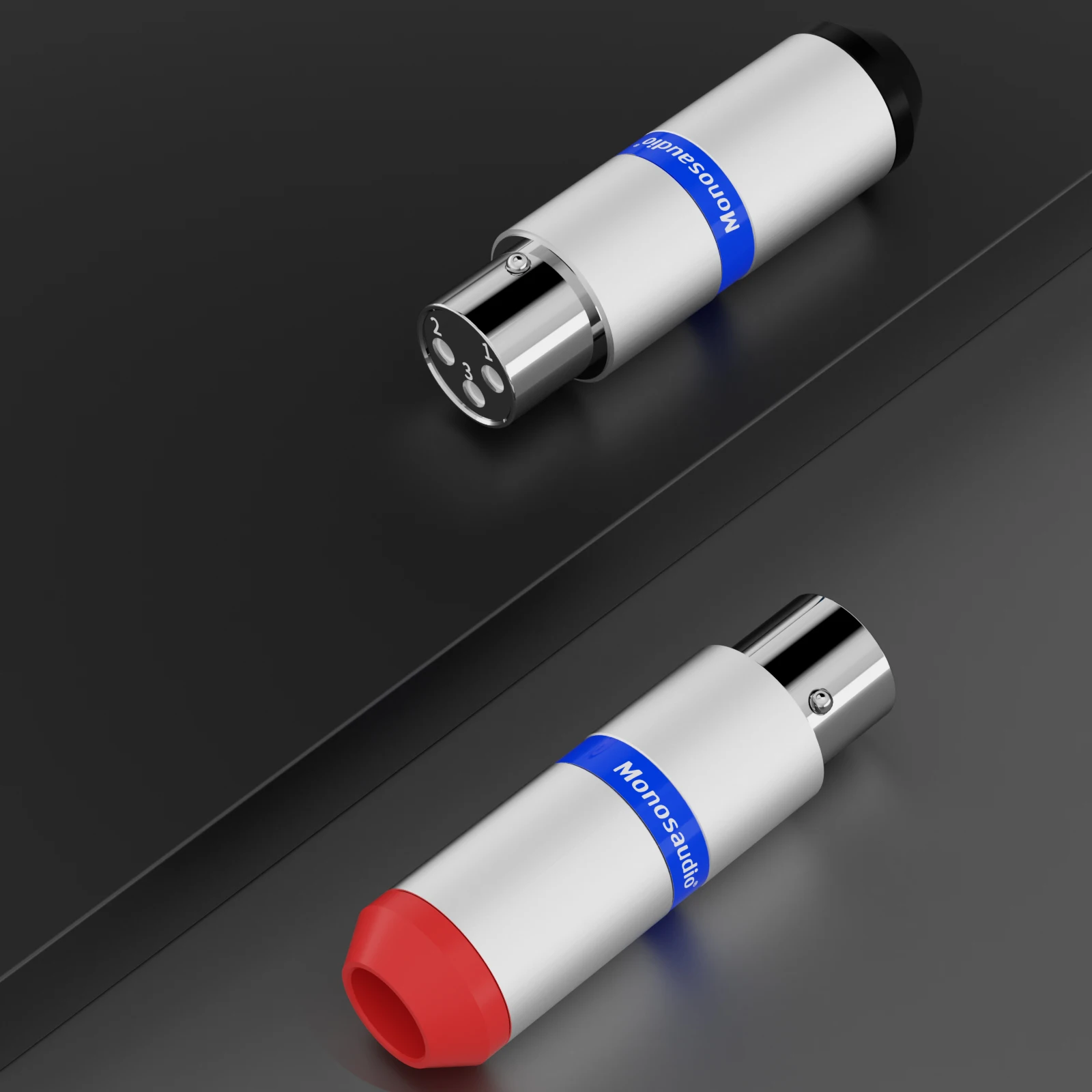 Monosaudio Reinkupfer Rhodium-beschichteter XLR-Stecker XMF706 3-PIN XLR-Steckverbinder Hifi Audio MIC Kabel Symmetrischer Steckverbinder – Detail 5