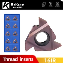 KaKarot MMT16IR AG55 AG60 ISO100 ISO125 150 175 200 250 300 11W 14W VP15TF CNC thread milling cutter Carbide tool threaded inser