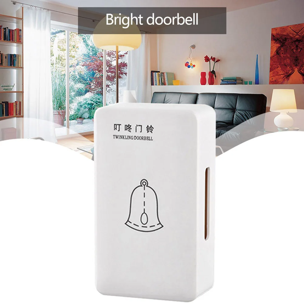 Wired Welcome Doorbell Wired Door Bell Chime Vocal Welcome Door Mounted Door Bell for Home Office Hotel