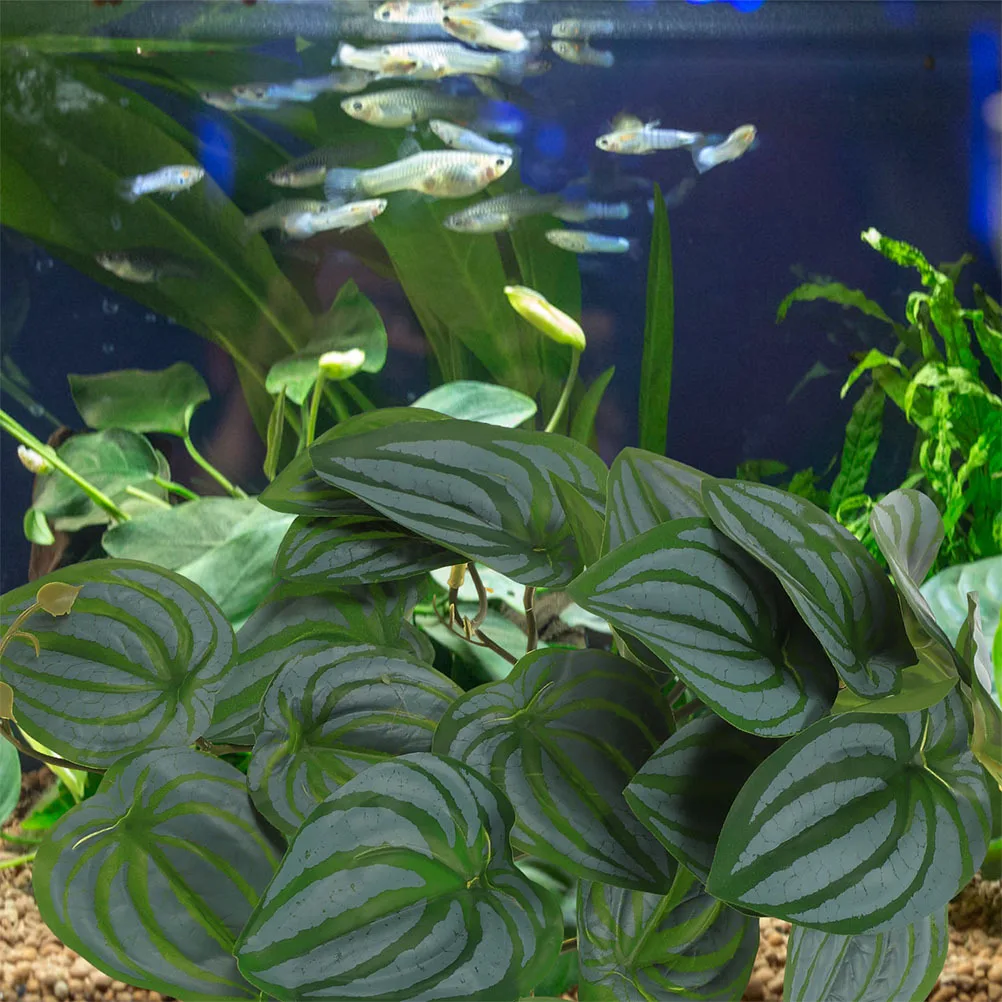 

Artificial Hanging Plant Green Simulated Reptile Terrarium Decor Lifelike Climbing Habitat For Turtle Box Fake Plants Indoor Pet