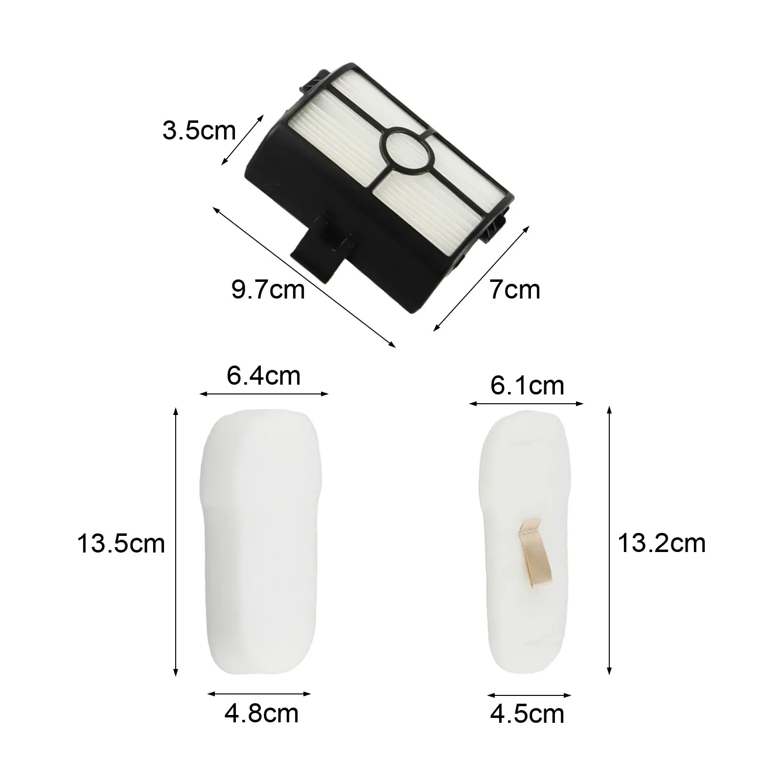 Filters And Filter Cotton Kit For Shark Cordless Upright HZ500 HZ500UK HZ500UKT Replacement Vacuum Cleaners Accessories ﻿