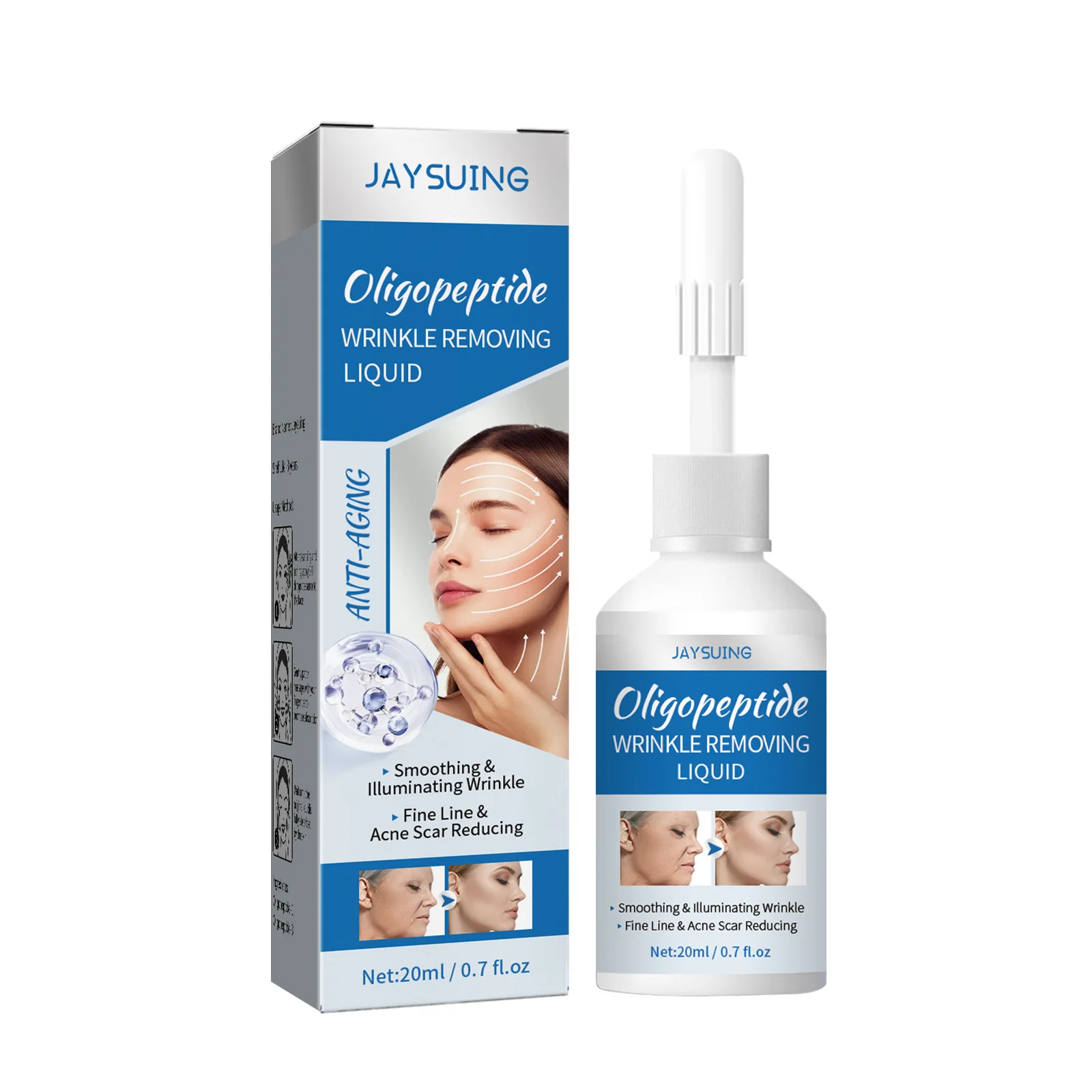 Oligopeptide Anti-Wrinkle Essence Moisturizing, Hydrating, Firming, Anti-wrinkle and Fine Line Care Essence