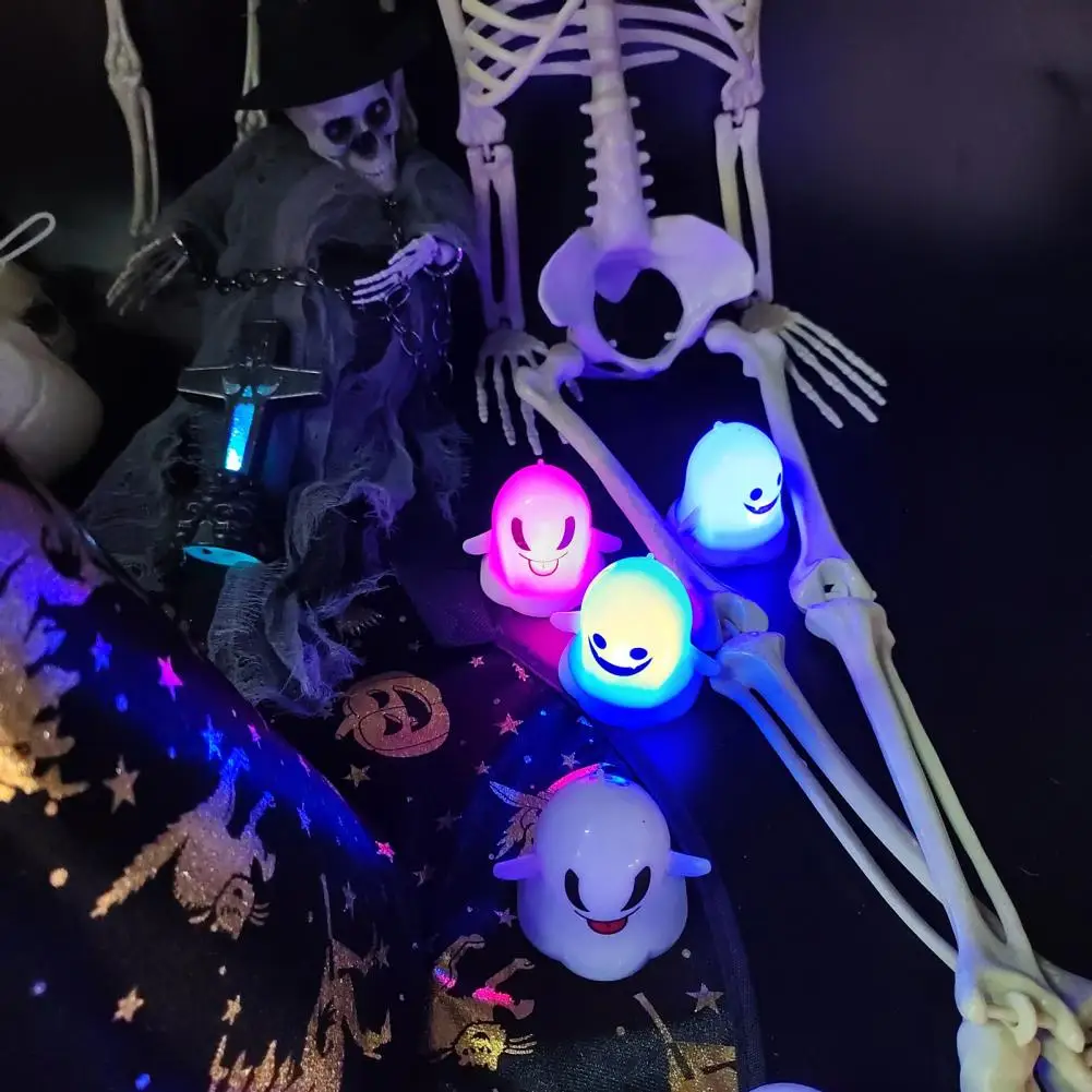 Unique Halloween Halloween Party Decorations Spooky Led Ghost Lights for Halloween Decor Colorful Battery Operated for Garden