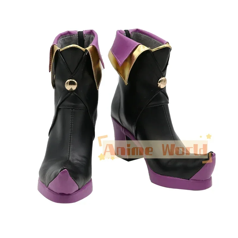 New Anime Wandering Witch The Journey of Elaina Cosplay Shoes Elaina Shoes PU Leather High Heels