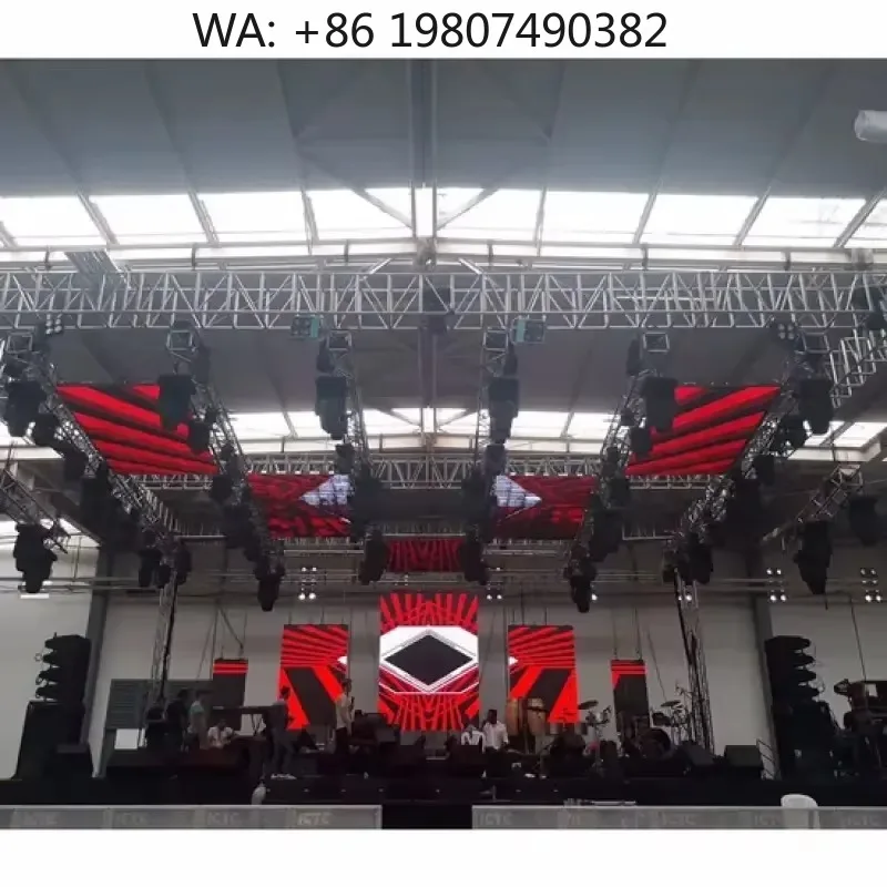 

Slim Lightweight P4.81 Rental LED Display Easy Installation Full Color Screen For Live Show Concert Stage Background