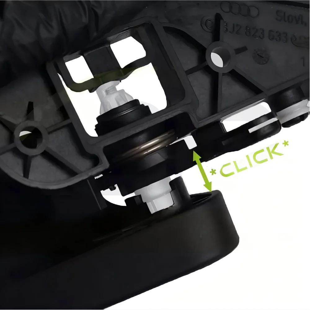 Verbesserter Metall-Motorhaubenentriegelungsstift 8J2823533C 8J1823533C für Audi TT MK2 2007-2014 LHD RHD Motorhaubenverriegelungsstift – Detail 4