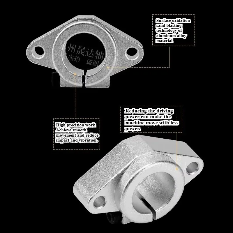 MIT Flanged Connector Clamps With Mounting Holes Sensor Holders Post Mounts Clamp Mountings Tube
