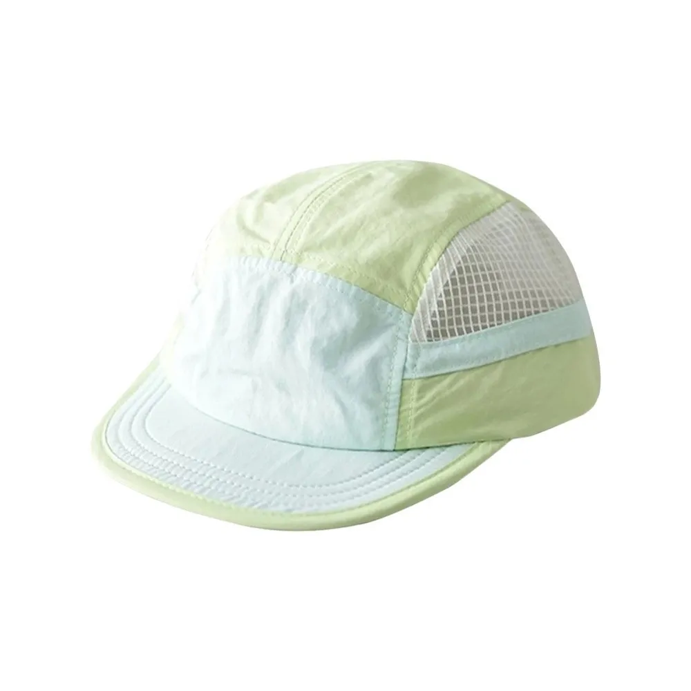 Einfarbige Baseballkappe mit flachem Schirm, schnelltrocknend, atmungsaktive Herren-Sommermütze im koreanischen Stil, Outdoor-Schirmmütze – Detail 12