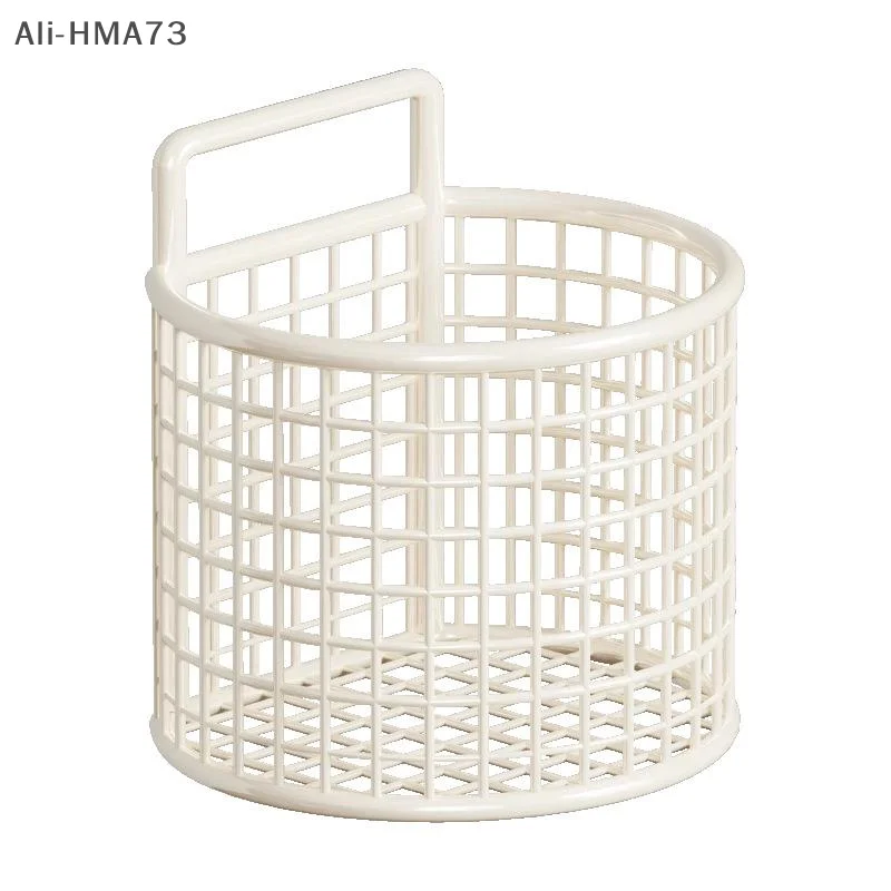 

CCA83-1/2/3 Grid Wall Mounted Kitchen Shelf Organizer Metal Rack Pantry Storage Garlic Ginger Hanging Wire Basket Holder