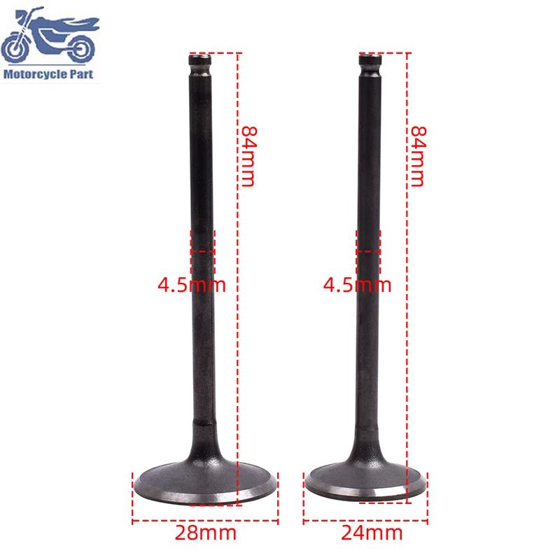 صمامات السحب والعادم للدراجات النارية لهوندا AX-1 1988-1990 NX250 Dominator 1988-1993 # ج #2