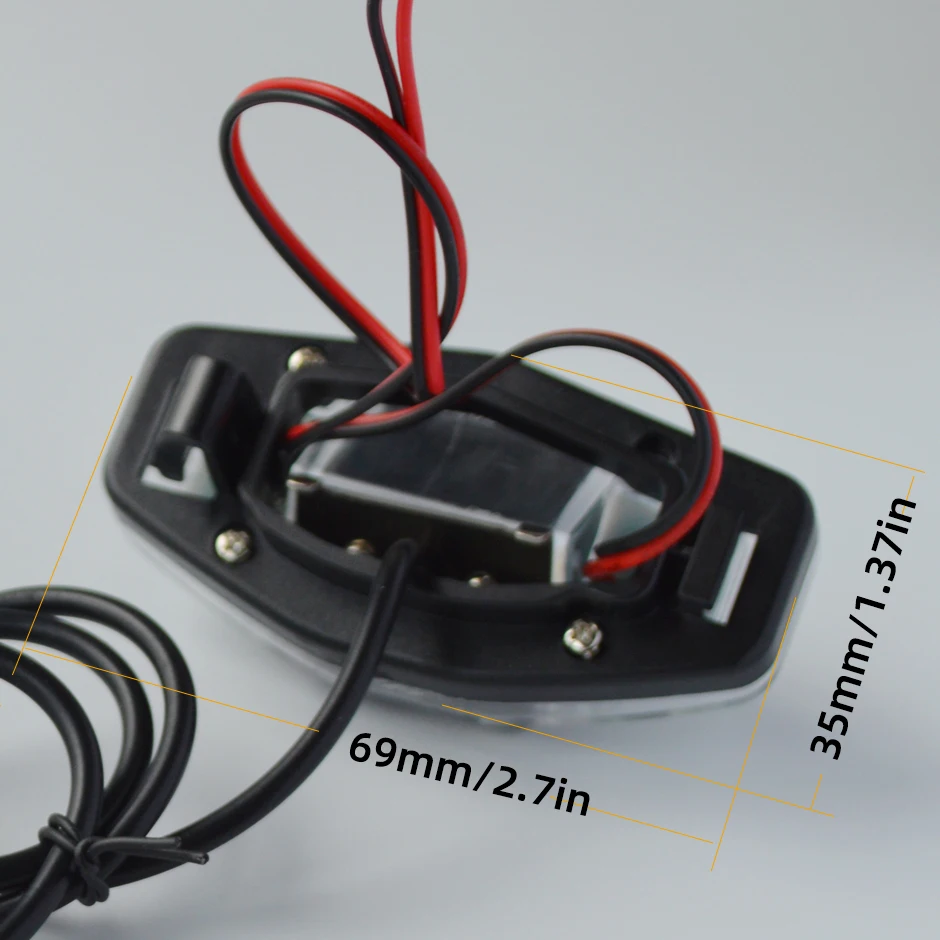 كاميرا احتياطية للرؤية الخلفية عكس لوحة ترخيص ضوء CVBS وقوف السيارات السلامة HD لهوندا الطيار أكورد سيفيك EK FD أوديسي أكورا TSX