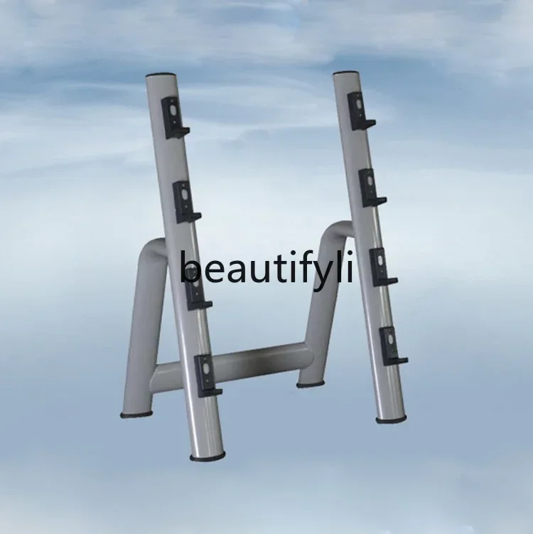 

X Four fixed barbell racks, display racks, gym small barbell racks