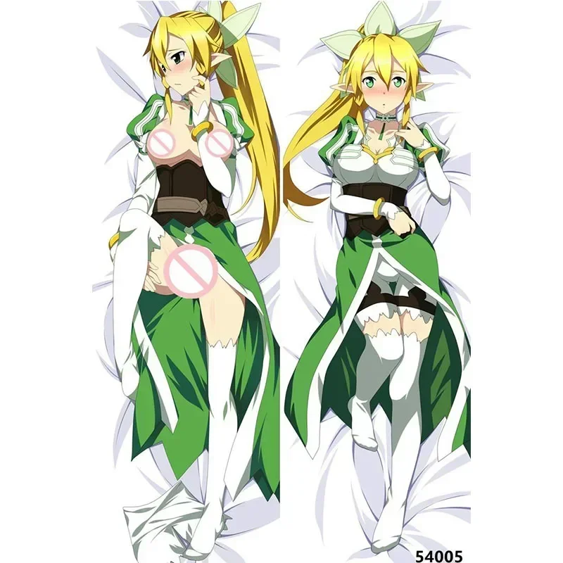 60x180cm Anime SAO Sword Art Online Asuna Asada Shino Dakimakura Hugging Body Pillow Cover Case Sexy Girl pillowcases Manga 3