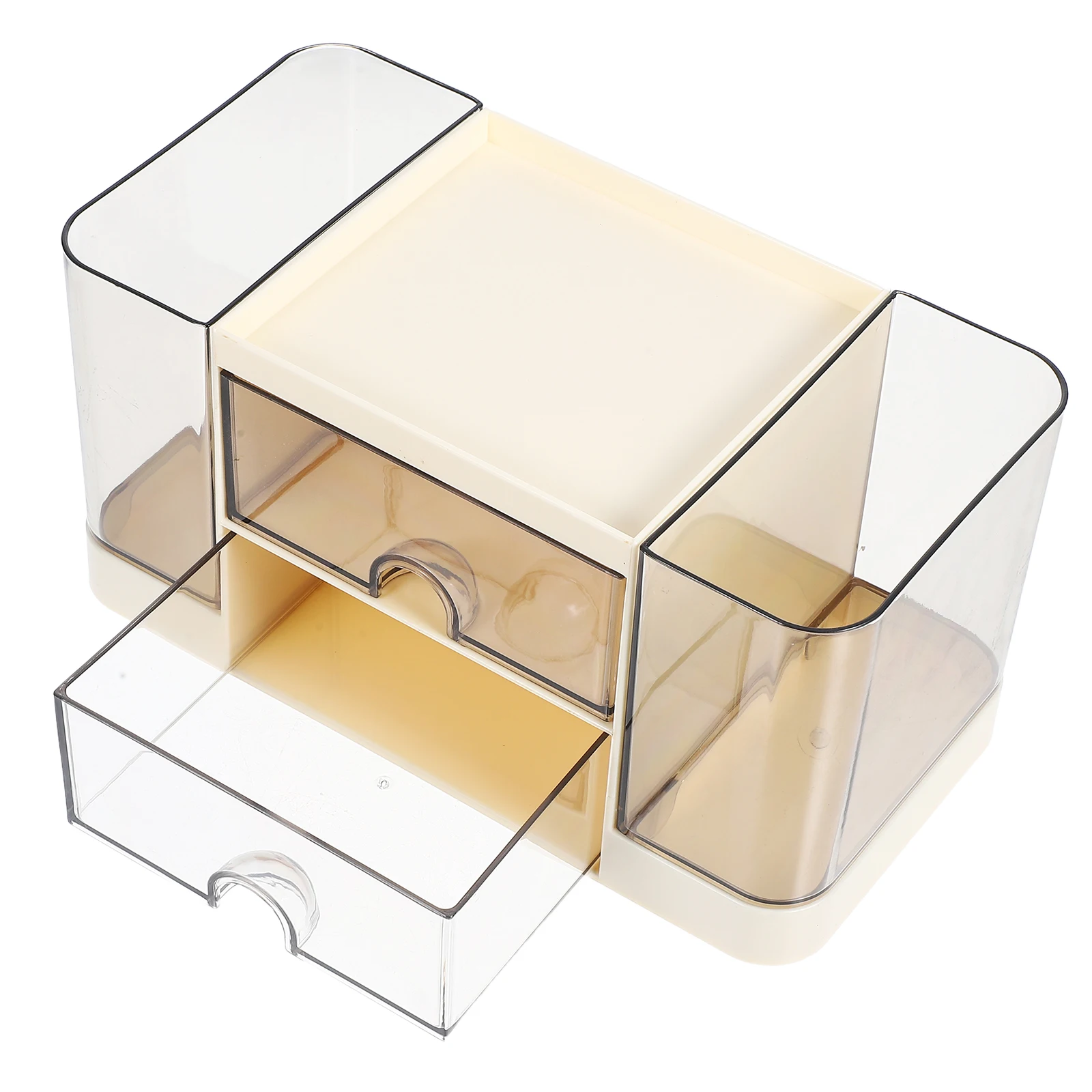 

Mini Desk Organizer Drawers Makeup Pencil Pen Holder Multifunctional Desktop Storage Box Office Home Art Supplies Storage
