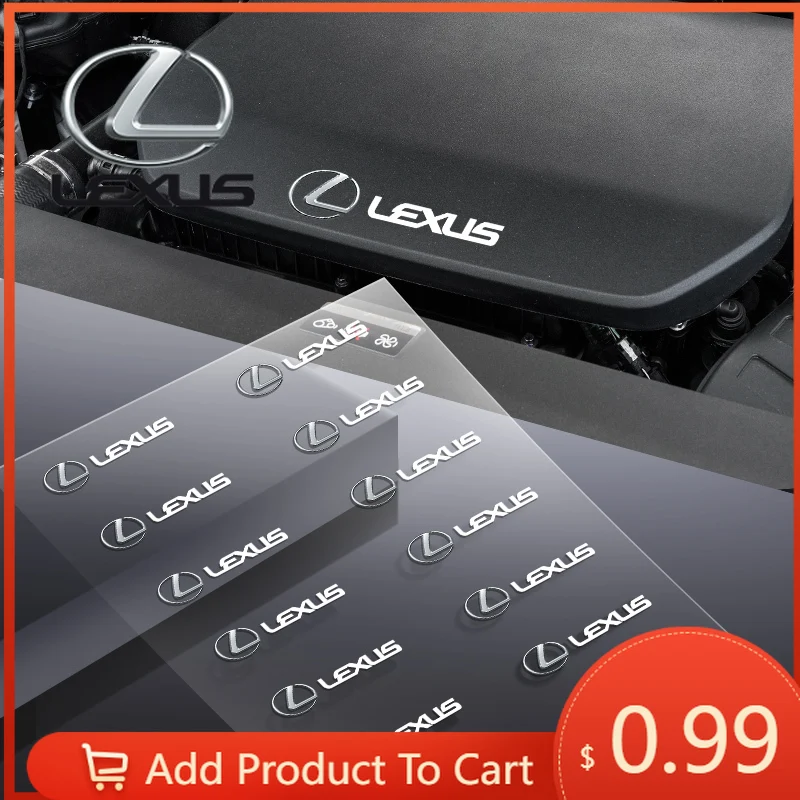 

Interior Stickers Car Decoration Sticker Window Wiper Rearview Mirror Sticker For Lexus F-SPORT ES RX NX LS UX LM LX GX LC RZ IS