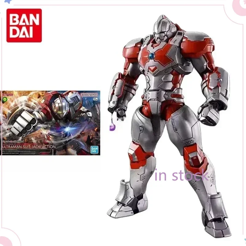 

In Stock Bandai Original Anime Figure-rise ULTRAMAN SUIT JACK ACTION Action Figure Toys Collectible Model Ornaments