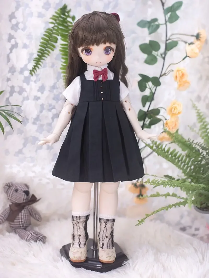 

Одежда для кукол BJD, подходящая для размеров 1/6, одежда для девочек bjd, кукольное платье, одежда 1/6, аксессуары для кукол (четыре точки)