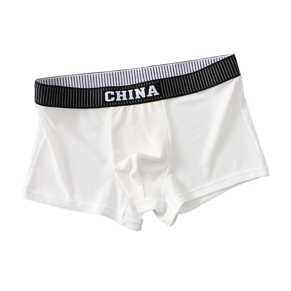 

Mens Stripe Briefs Low Rise Underwear Fashion Breathable Trunks Shorts Convex Pouch Underpants Sleep Bottoms