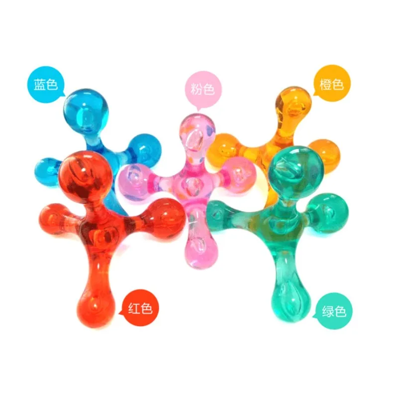 Hand Held Massagers Tools, Back Deep Tissue 4-Legged Acupressure Gentle Self Massager Trigger Pressure Point Massage Tools